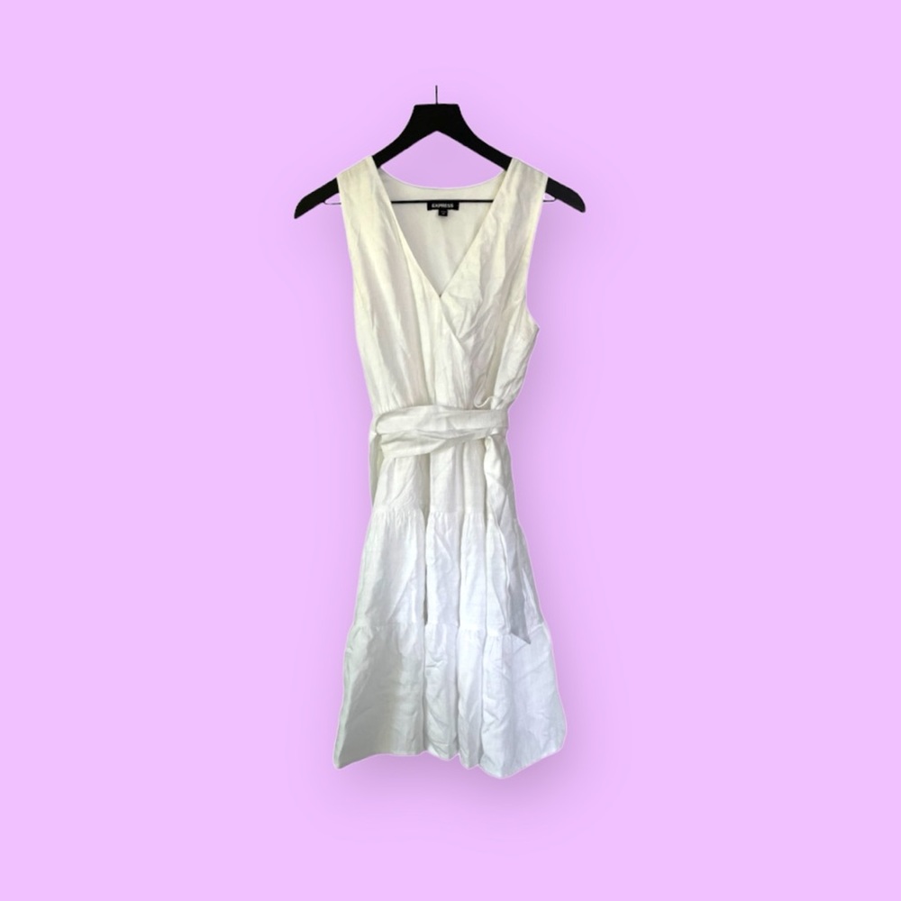 Beautiful Express light and airy white summer dress